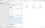 iCloud contacts selected