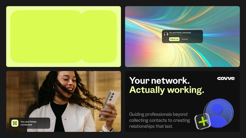 Covve - Rebranding Announcement Visual Board - 2026