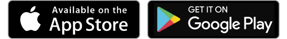 App store and Play store logos