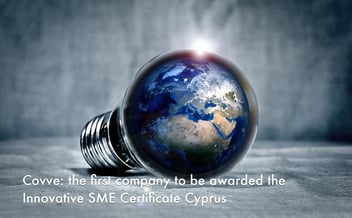 Covve: the first company to be awarded the Innovative SME Certificate in Cyprus