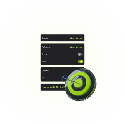 Covve - Business Card Scanner - Accuracy - Website graphic