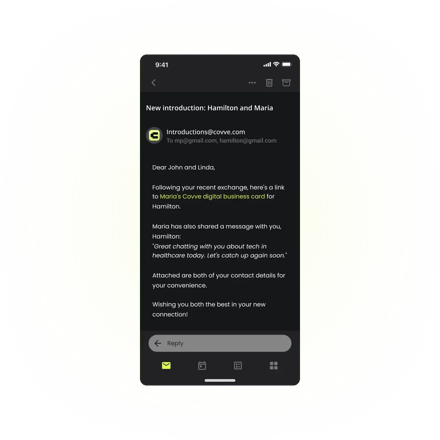 Covve - AI Research Introductions - Website Graphic