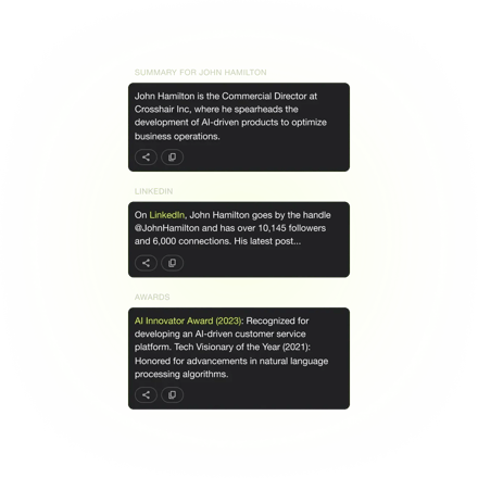 Covve - Business Card Scanner AI Lead Qualification - Website graphic