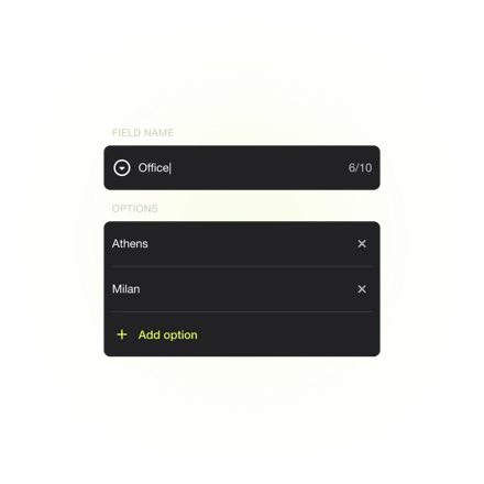 Covve - Business Card Scanner Custom fields - Website graphic