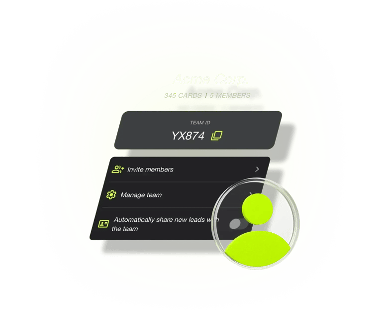 Covve - Lead Capture Team Collaboration