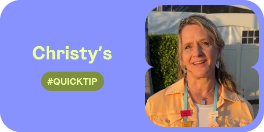 Christys quicktip