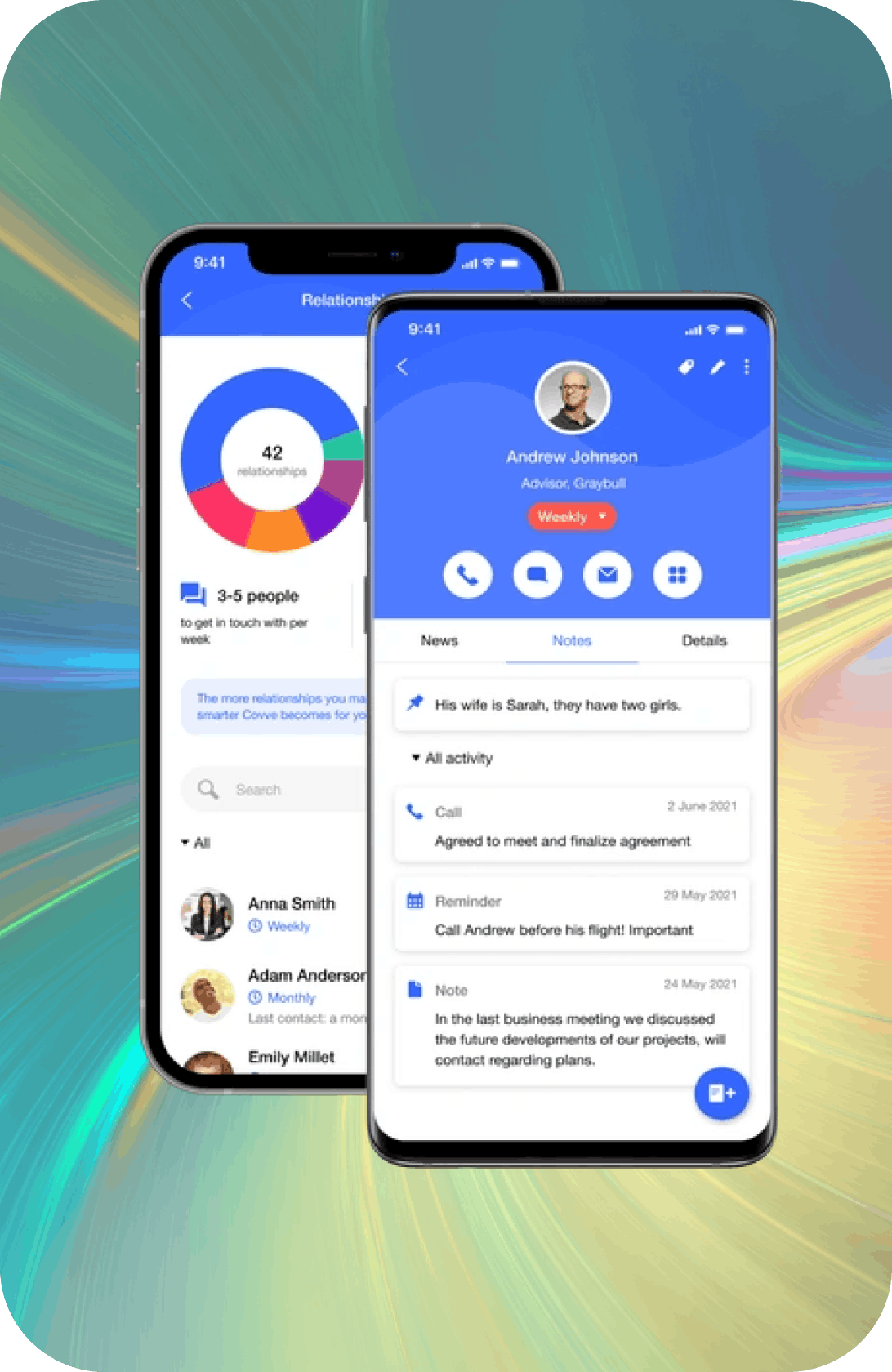Covve personal CRM - Website hero (1)