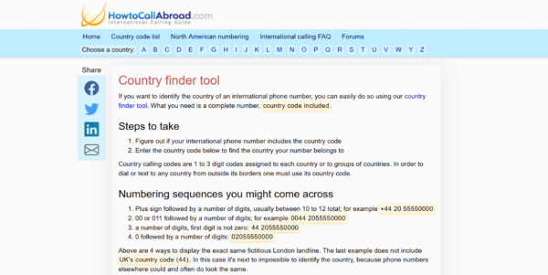 How to call abroad