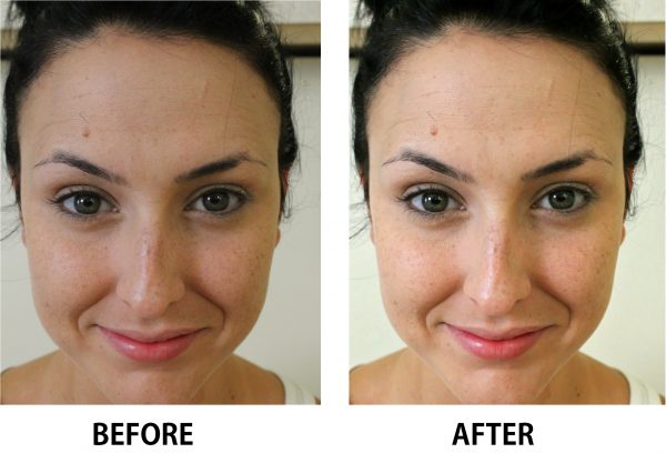 Contact photo before and after enhancing it in Enhance.pho.to