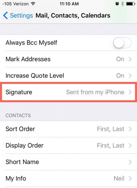 How to Create an Email Signature on iPhone