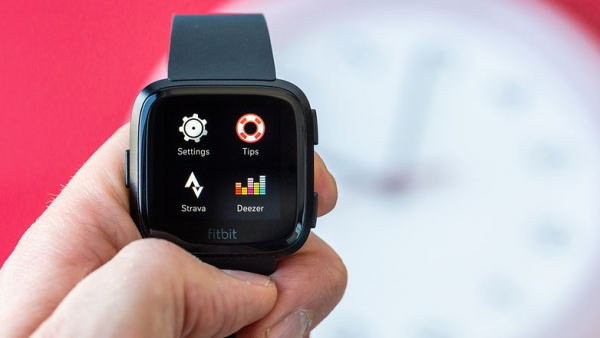 Fitbit watch app menu
