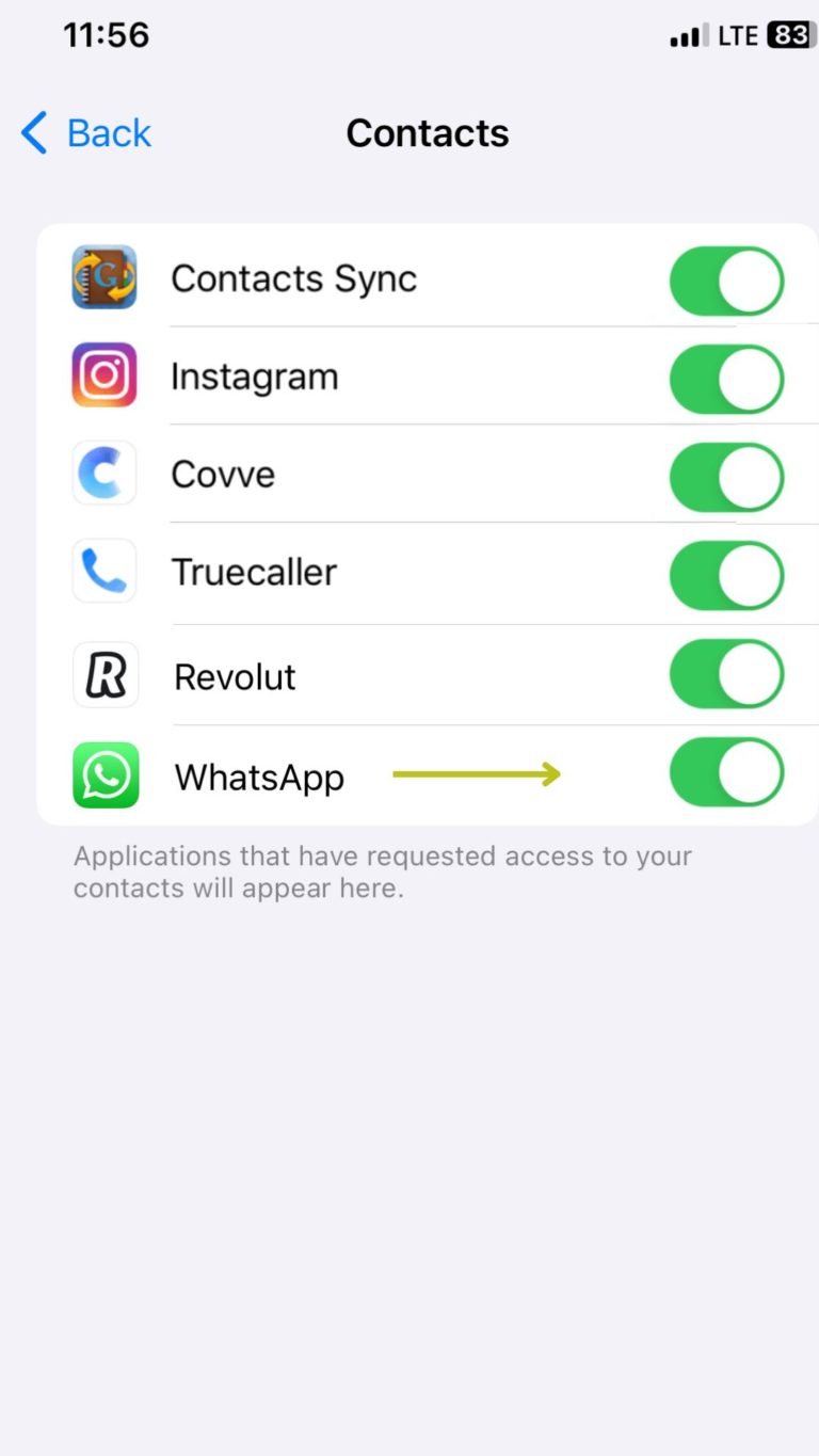 How to Sync Your iPhone Contacts With Whatsapp