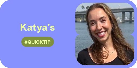 Katyas quicktip