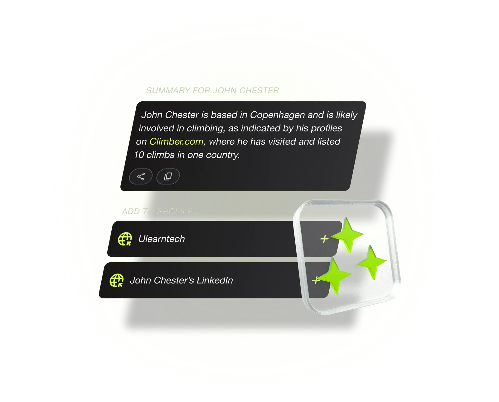 Covve - Research contacts with AI and qualify
