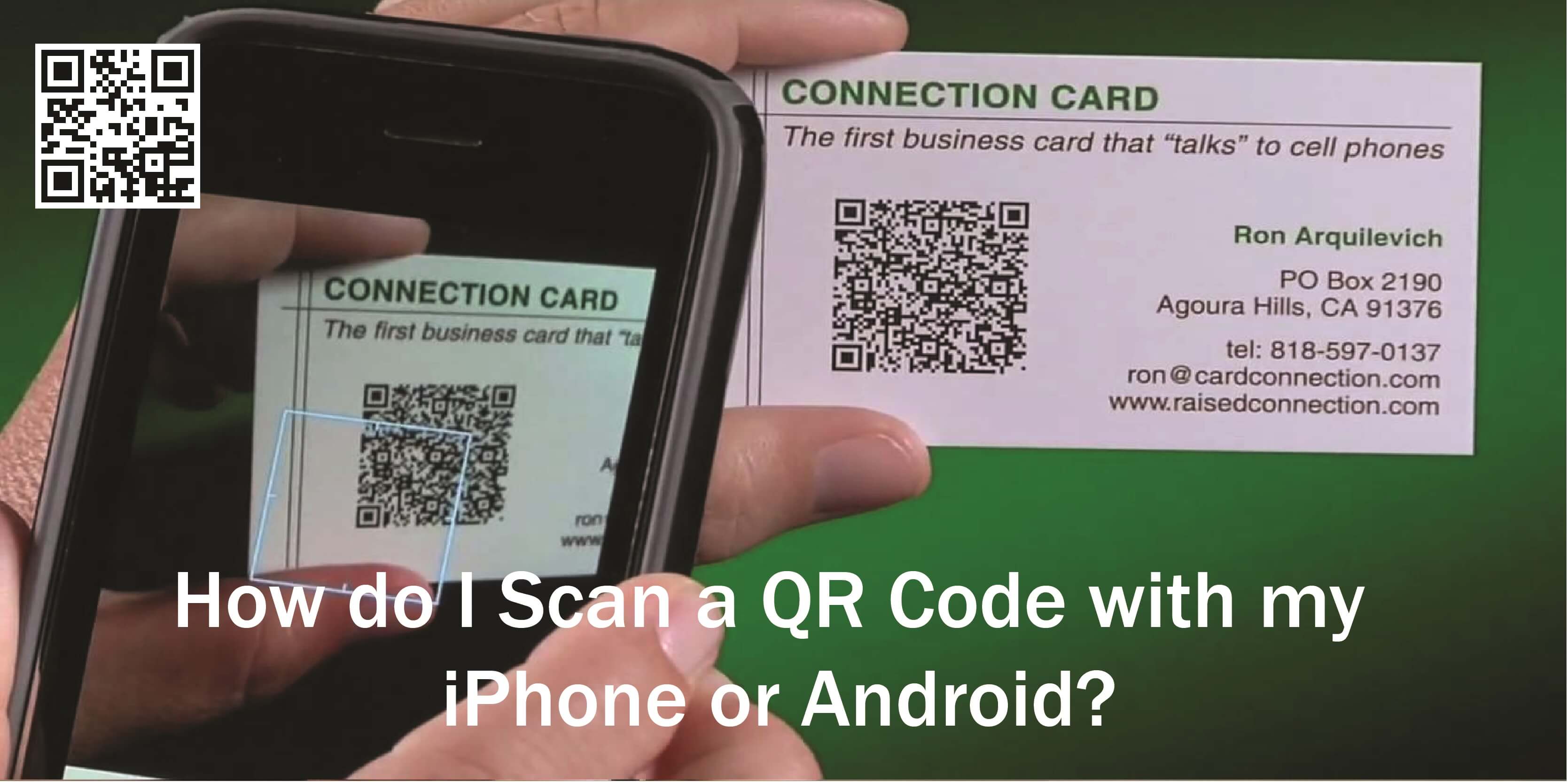 How do I Scan a QR Code with my iPhone or Android?