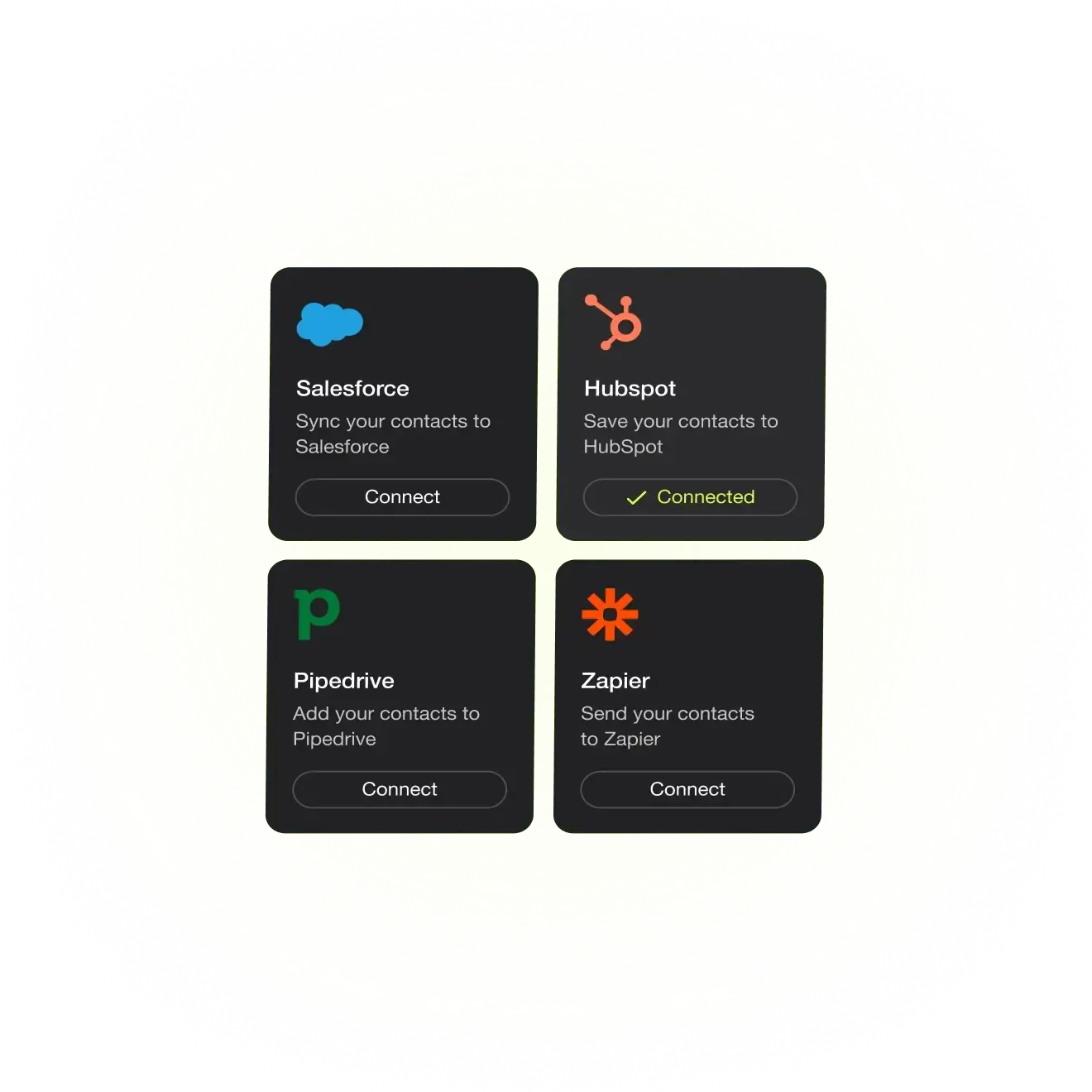 Covve Business Card Scanner CRM Integrations