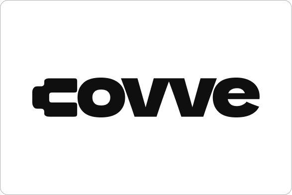 Covve wordmark — dark on light