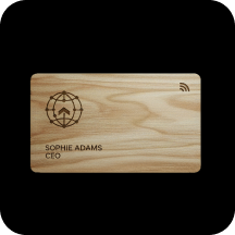 Bamboo cards