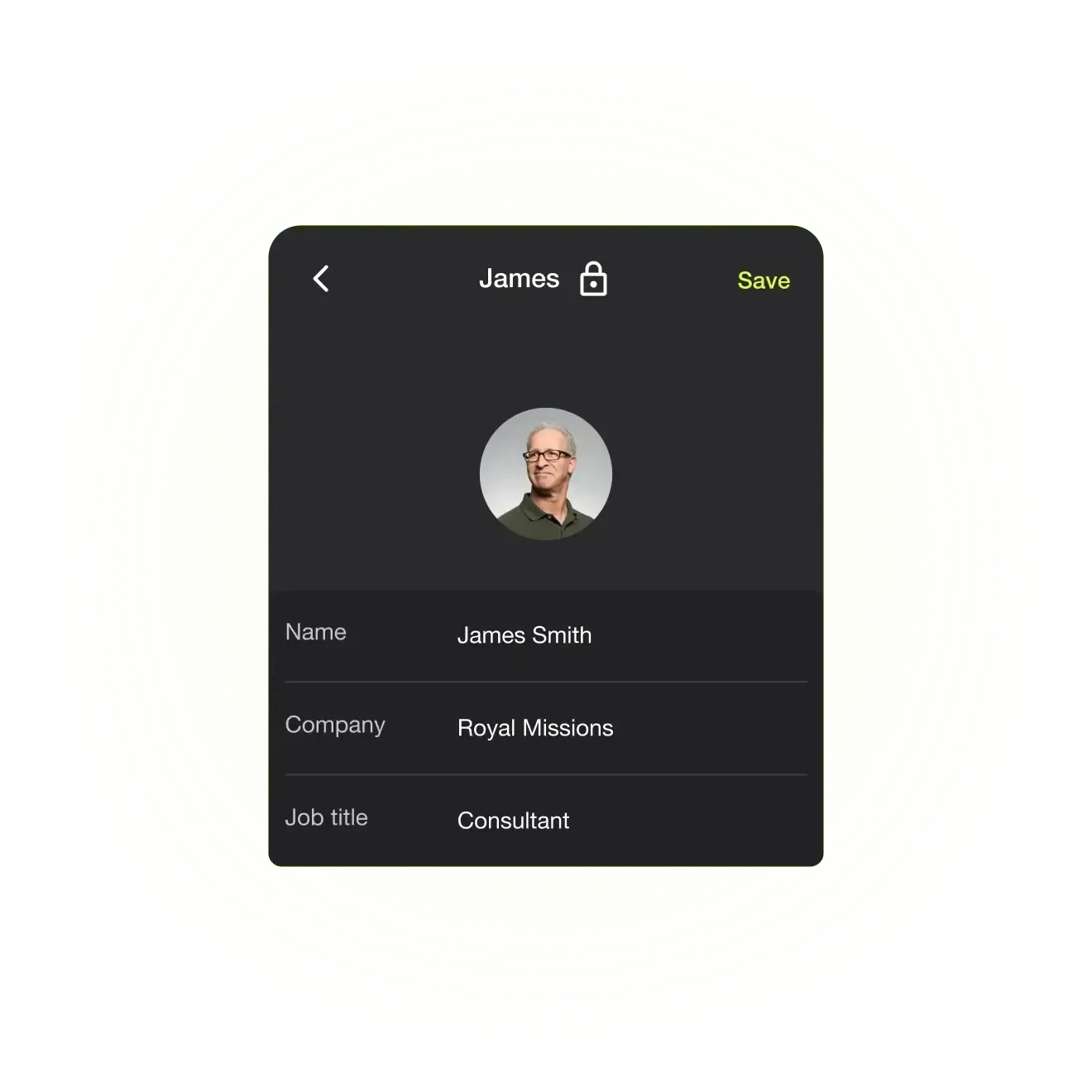 Covve - Digital business card live updates - Website Graphic