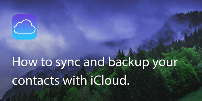 how to sync new iphone to icloud backup