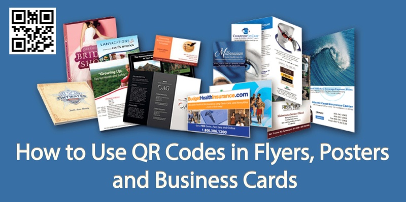 How to Use QR Codes in Flyers, Posters and Business Cards