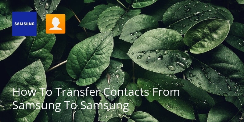 how to transfer contacts from old samsung to new one