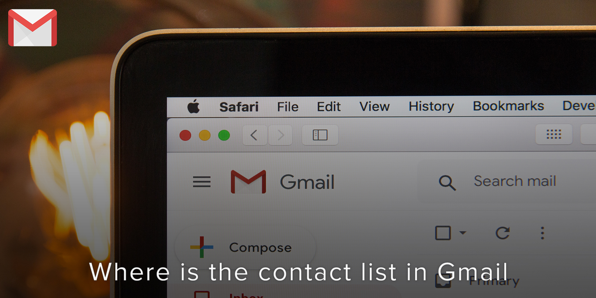 Where is my contacts list in gmail covve