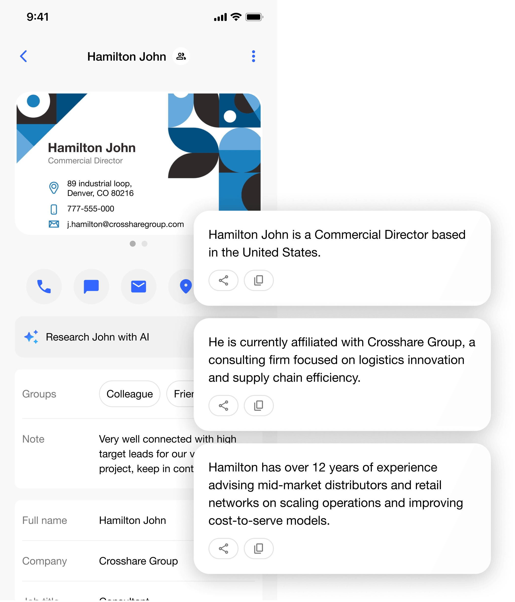 AI Research Interface